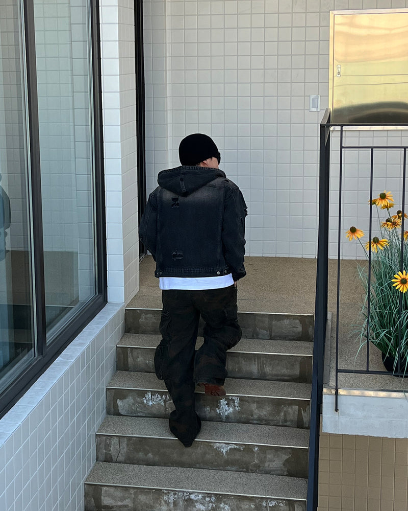 EV Dekki Hood Denim  jacket (2C)