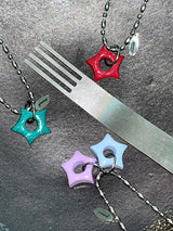 gleaming リトルスターネックレス <red>