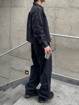 Dyeing Crop Trucker Jacket (No.851)
