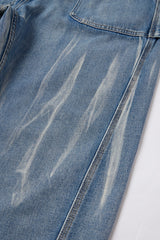 Distressed Washed Jeans