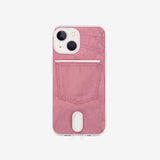 Pocket phone case [Dusty pink jeans]