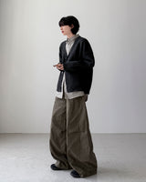 Art V-neck Balloon Cardigan