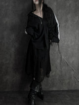 uncut lace skirt (2color)