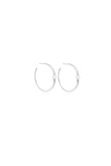 New Shine Star Hoop Earrings (M)