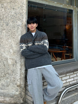 Ford Nordic Henley neck knitwear