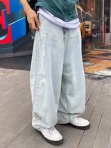 Snow This' Balloon Denim Pants 2C