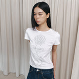 CローズホットフィックススリムTシャツ - ホワイト