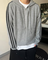 CB Track Knit Hood Zip-up (4C)