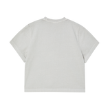 25SS ギャラクシーピグメント クロップ ショートスリーブ Tシャツ ライトグレー