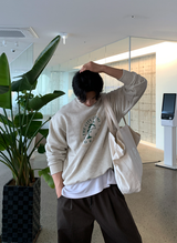 Foton Florida Print Over Sweatshirt