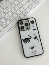 ラブキャットケース (white)