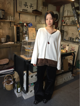 チラーアイレットストラップフラットシューズ（2c）