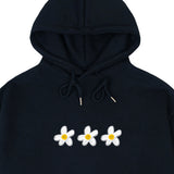 [UNISEX]3ペインティングフラワースマイルフーディー