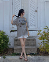 Mici printed short-sleeved T-shirt