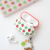 AirPods case - ストロベリーパターン