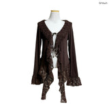 (2color) Ruffle Lace Soft Cardigan