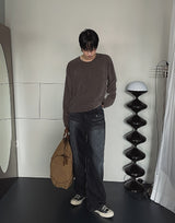 Quro ネックレス リブTシャツ