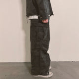 grunge camouflage cargo pants_charcoal