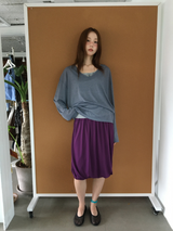 シナモンサマーVネックニット (6color)