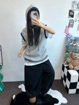 SNOW WING BALLOON GLEECE LONG PANTS 🤍🖤🧸3COLOR