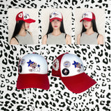 Lucky kitty Button Cap