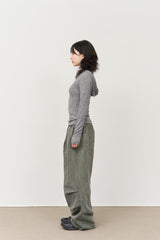 Mike Pigment Parachute Pants (3color)