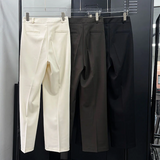 All day semi wide slacks(3color)