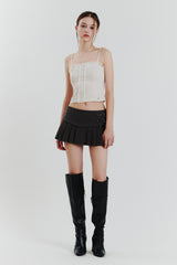 CHARLOTTE LACE TOP cream