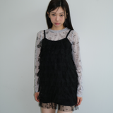 KIRIGIRL メッシュトップ _GREY