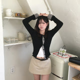 vintage check cardigan