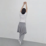 エンジェルマーククロップTシャツ (WHITE) F25QB104