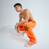 Symbol Easy Jogger Pants Red Orange