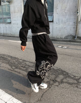 No.1679 ツインエンブレムストリングパンツ