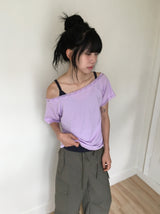 Elise Nylon Wide Capri Bermuda Pants