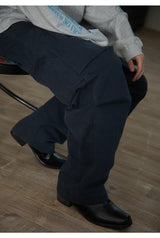 Lazy Dart Work Trousers [ NAVY ]