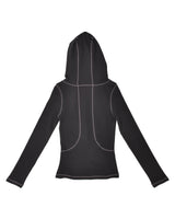 フーディーロングスリーブ (BLACK)
