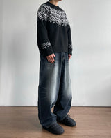 Tie Washed Denim Pants