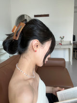 Caramel hair clip