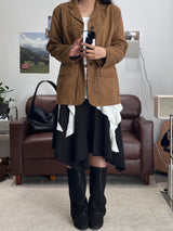 SUEDE BASIC JACKET