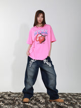 STRAWBERRY SPACE TEE (PINK)