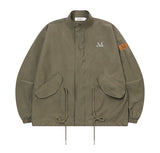 OEL SIDE LEATHER SHORT FIELD JACKET (2COLOR)