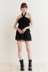 BALLON DRESS black