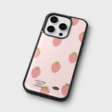 holiday epoxy bumper case (strawberry)