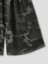 Camo Pocket Cargo Bermuda Shorts 2COLOR