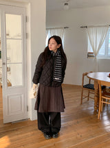 [Unisex] Mikala Banding Wide Brushed Pants