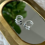 ブラックピアス (Silver925)