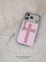stone cross keyring