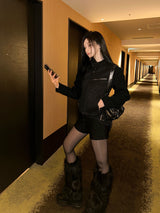 Dark Suede Bodyfit Jacket