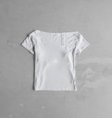 タイ ノット ボートネック Tシャツ