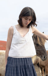 T/T Julie line blouse (white)
